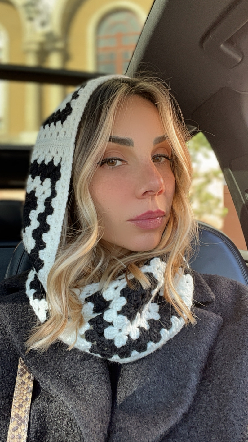 Balaclava Bianco e nero