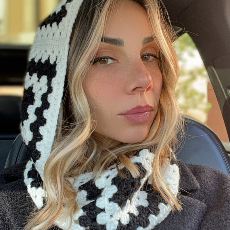 Balaclava Bianco e nero